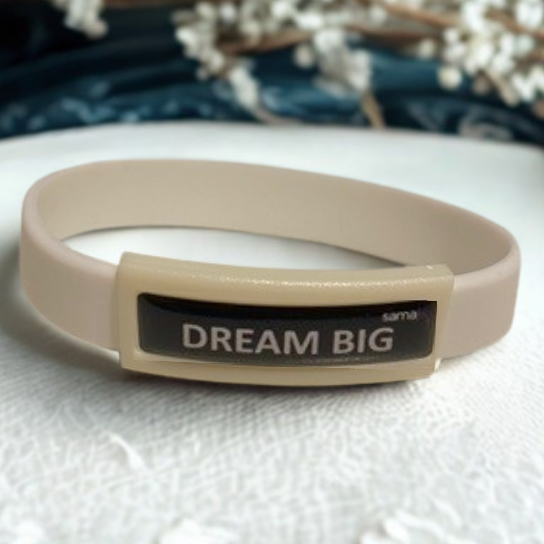 Motivational Domed Wristbands