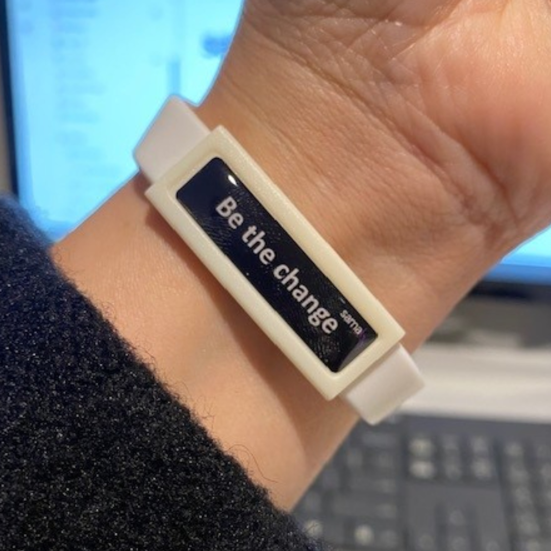 Motivational Domed Wristbands