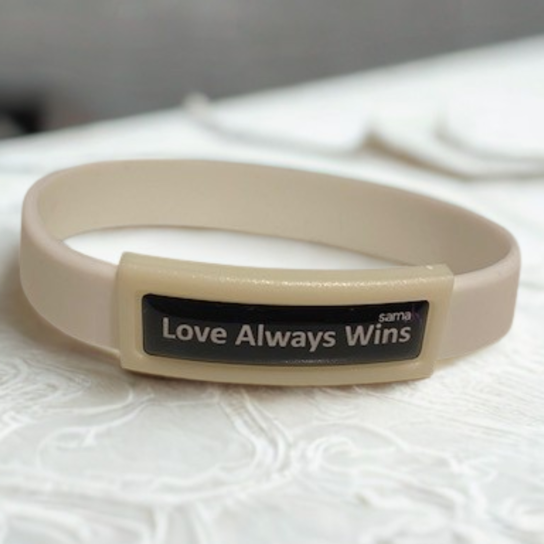 Motivational Domed Wristbands